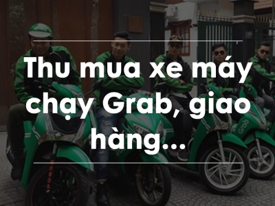 Thu mua xe máy chạy Grab, giao hàng...