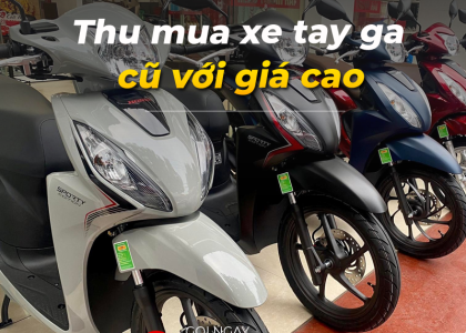 Thu mua xe tay ga cũ giá cao