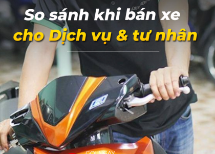 Bán xe cho dịch vụ thu mua và tự đăng bán cá nhân